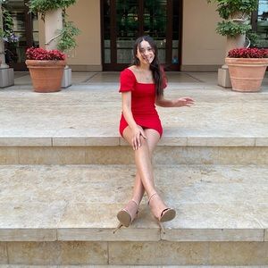 Red forever 21 dress